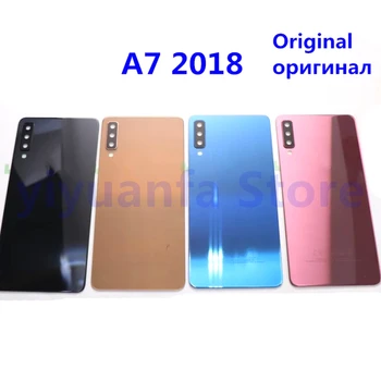 Клей для заднего Стекла A7 Для Samsung Galaxy A7 2018 A750 A750F SM-A750F A750GN-DS Крышка Батарейного Отсека Корпус задней Двери