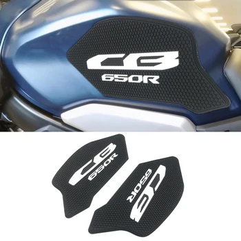 Для HONDA CB650R 2019 2020 2021 Боковая накладка для тяги бака мотоцикла Газовый топливный коленный захват Наклейка Наклейка