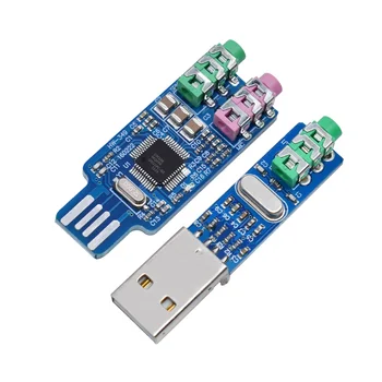 5V Mini PCM2704 CM108 USB DAC HIFI USB Звуковая Карта USB Power DAC Плата Декодера Модуль Для Arduino Raspberry Pi 16 Бит