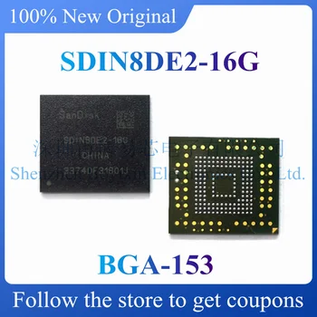 Новый SDIN8DE2-16G Оригинальный встроенный чип памяти мобильного телефона EMMC. Упаковка BGA-153