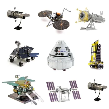 Новая 3D металлическая головоломка Space Shuttle, космический телескоп Hubble, модель Марсохода, Игрушка для детей, креативная головоломка, Подарочные игрушки 14 + y