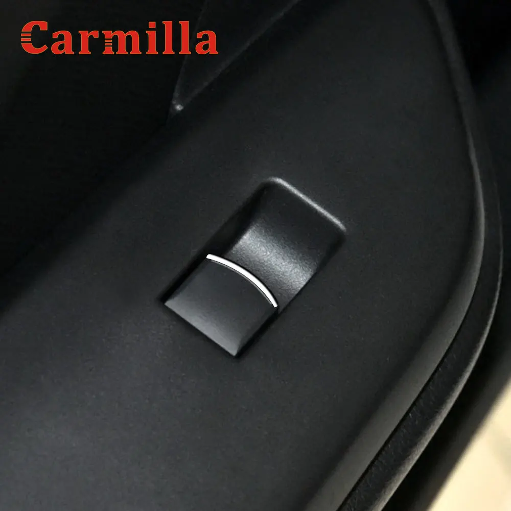 Carmilla ABS Хромированная Накладка Переключателя Подъема Межкомнатной Двери Окна Автомобиля для Honda Civic 10th 2016 2017 2018 2019 2020 Аксессуары Изображение 3