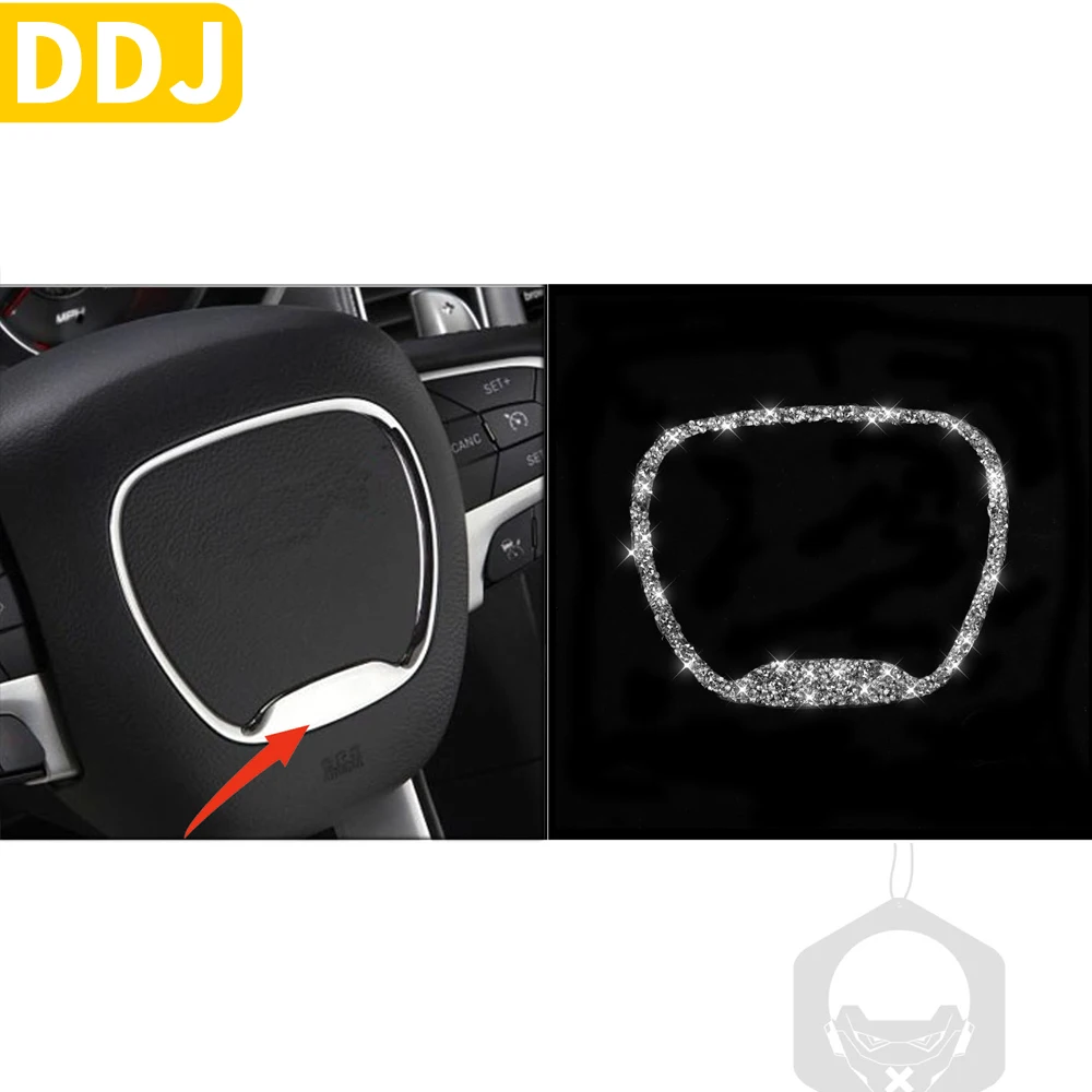 Блестящие хрустальные стразы, наклейка для отделки крышки для Dodge Challenger 2015 + Зарядное устройство 2011 + Аксессуары для интерьера автомобиля для укладки Изображение 1