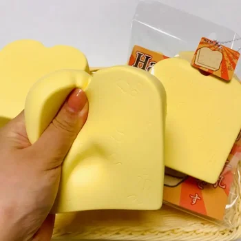 Молочный тост Хачими с медленным отскоком, Декомпрессионная Вентиляционная игрушка, мягкая, медленно поднимающаяся игрушка