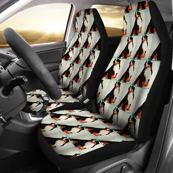 Чехлы для автомобильных сидений с рисунком бернской горной собаки, Комплект из 2 предметов, Автомобильные аксессуары, Чехол для сиденья