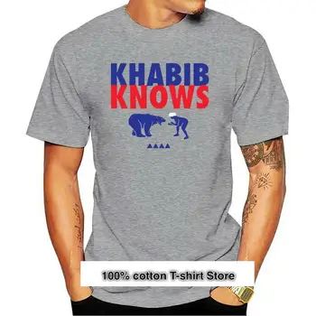 Khabib-Camiseta de Nurmagomedov para hombre, ropa de boxeo de lucha deportiva de Rusia, talla S 6XL