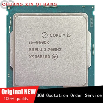 Используется для I5 9600K, i5-9600K, 3,7 ГГц, шестиядерный процессор с шестью потоками, процессор 9M 95W LGA 1151 Оригинал