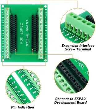 ESP32 Development Board WiFi и для Bluetooth Сверхнизкое энергопотребление Двухъядерный ESP-32 ESP-32S ESP 32 Аналогичный ESP8266