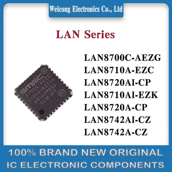 LAN8700C-AEZG LAN8710A-EZC LAN8720AI-CP LAN8710AI-EZK LAN8720A-CP LAN8742AI-CZ LAN8742A-CZ микросхема локальной сети QFN