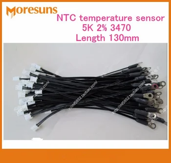 Бесплатная доставка 20 шт./лот термистор датчика температуры NTC 5K 2% 3470 Длина 130 мм NTC