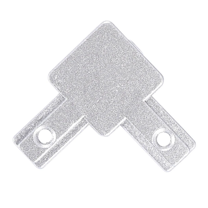 3-ходовой соединитель углового кронштейна для алюминиевого экструзионного профиля с Т-образным пазом серии 2020 (упаковка из 12 штук, с винтами) Изображение 3