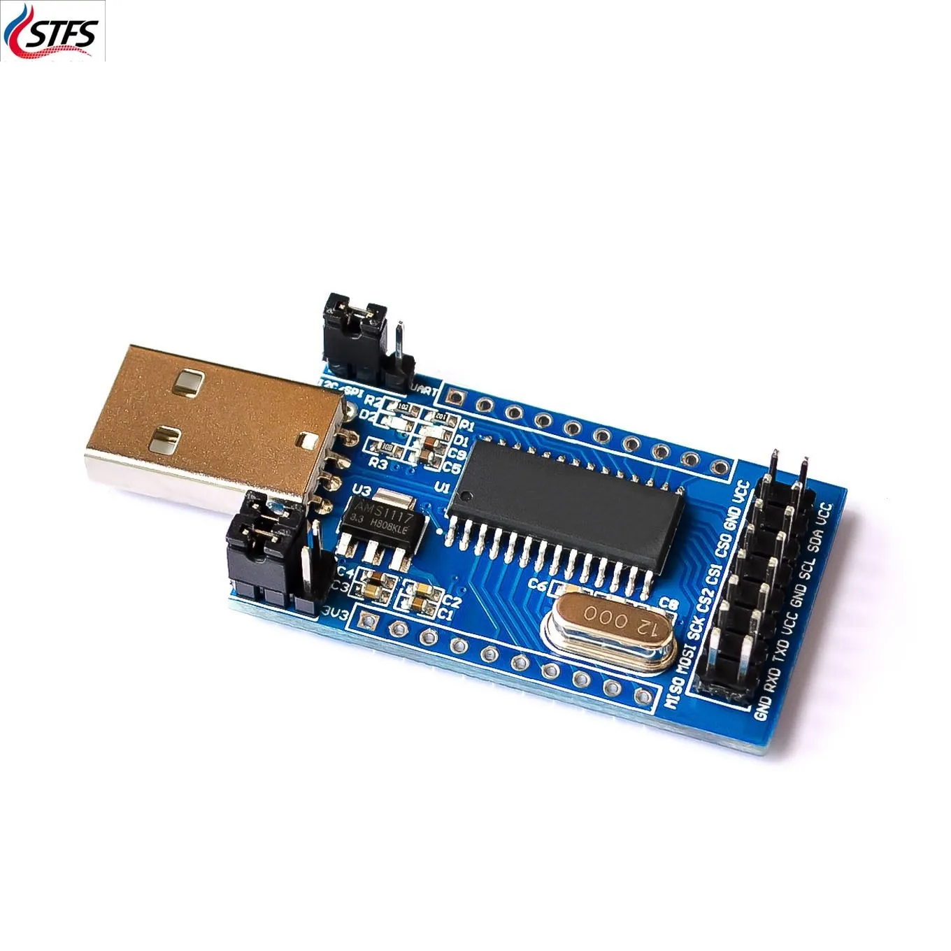 Программатор CH341A USB to UART IIC SPI I2C Конвертер с параллельным портом Преобразователь Бортовой рабочей контрольной лампы Модуль платы Изображение 0
